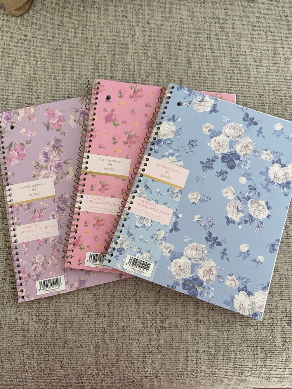 Loveshackfancy notebooks